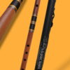 G Sharp Base 24.5 Inches Oil Treated Fry Bamboo Flute Bansuri Tuned 440Hz With Carry Bag - Image 3