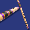 F Natural Medium Bansuri Flute (Right Hand) 14.8 inches (37.6 CM) - Image 3