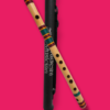 F Sharp Medium Bansuri Flute (Right Hand) 13.7 inches (34.8 cm) - Image 3
