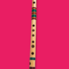 F Sharp Medium Bansuri Flute (Right Hand) 13.7 inches (34.8 cm) - Image 5