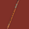 F Natural Base 28.5 Inches Oil Treated Fry Bamboo Flute Bansuri Tuned 440Hz With Carry Bag - Image 4