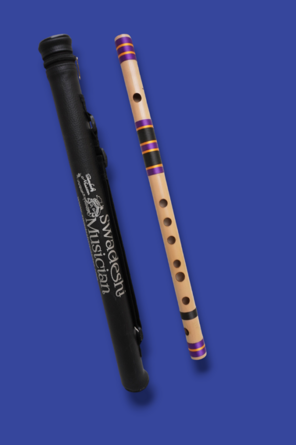 F Natural Medium Bansuri Flute (Right Hand) 14.8 inches (37.6 CM)