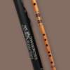 A Natural Base 23 Inches Right Hand Oil Treated Fry Bamboo Flute Bansuri With Carry Bag - Image 2