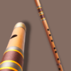 A Natural Base 23 Inches Right Hand Oil Treated Fry Bamboo Flute Bansuri With Carry Bag - Image 5