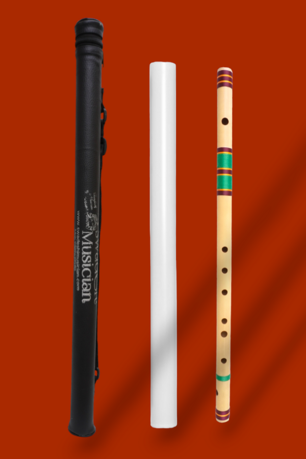 F Natural Base Bansuri Flute (Right Hand) 28 inches (71.12 cm)