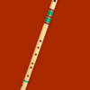 F Natural Base Bansuri Flute (Right Hand) 28 inches (71.12 cm) - Image 5